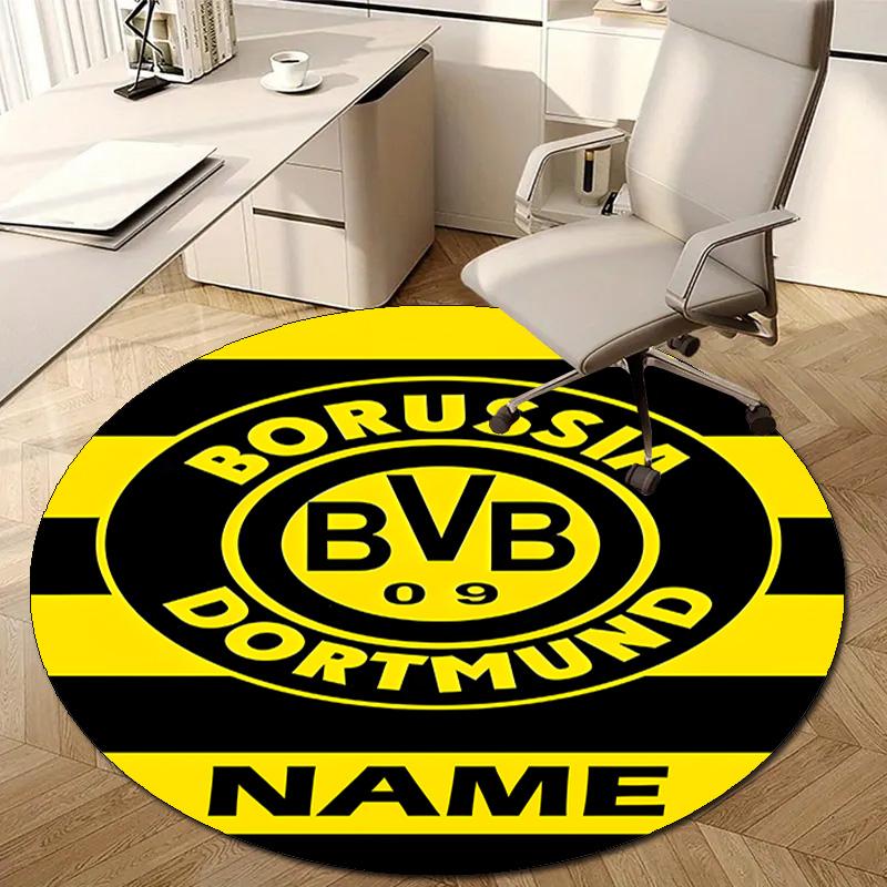 Personalized B-BVB Round Chair Office Rug - Perfect for Mat, Office Chair & More - Ideal Gift for Birthdays and Holidays
