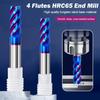 4 Flutes Alloy Carbide Milling HRC65 Milling Cutter New End Mill