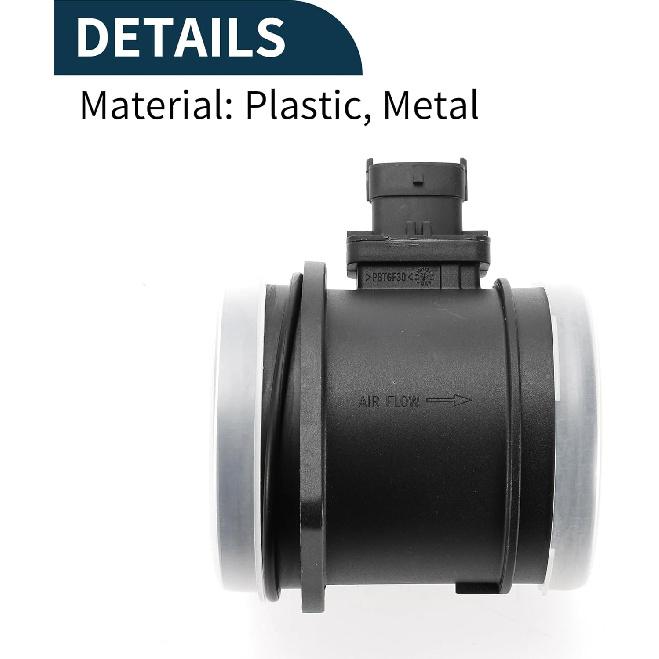 Mass Air Flow Sensor Meter Assembly for Land Rover Range Rover Sport Durable No.LR071914 | Inner MAF Sensor 1 Pcs for Land Rover Discovery