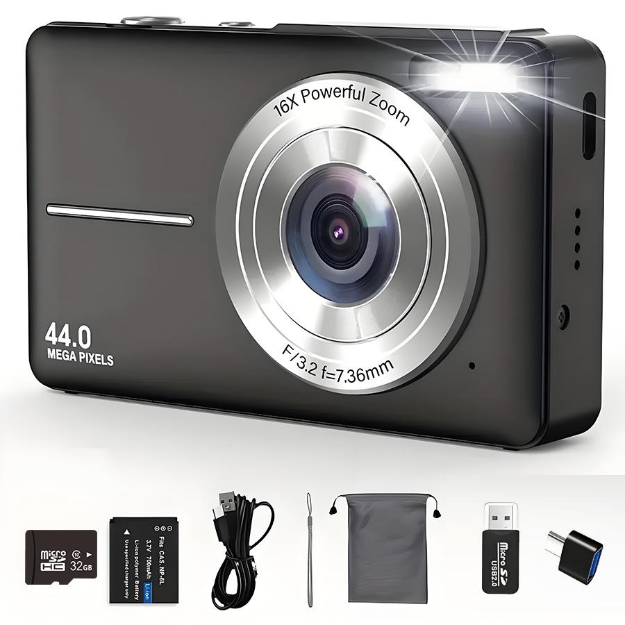 High-Definition Retro-Style Student CCD Camera with Self-Timer