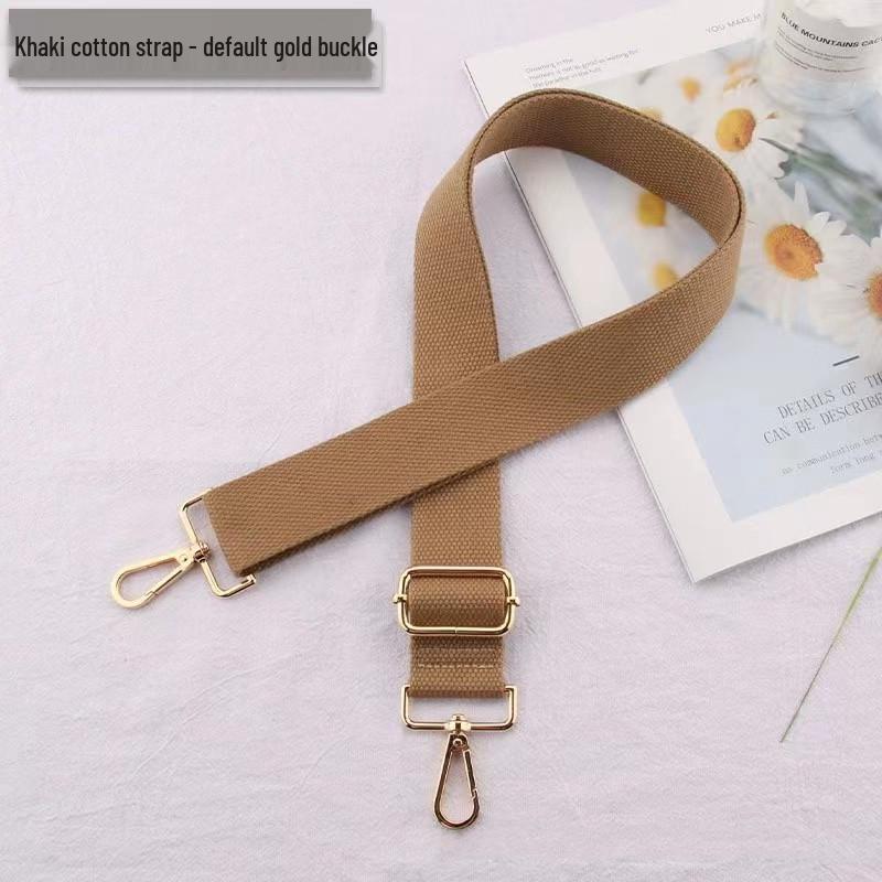 Crossbody Casual Solid Color Cotton Handbag with Adjustable Back Support Straps