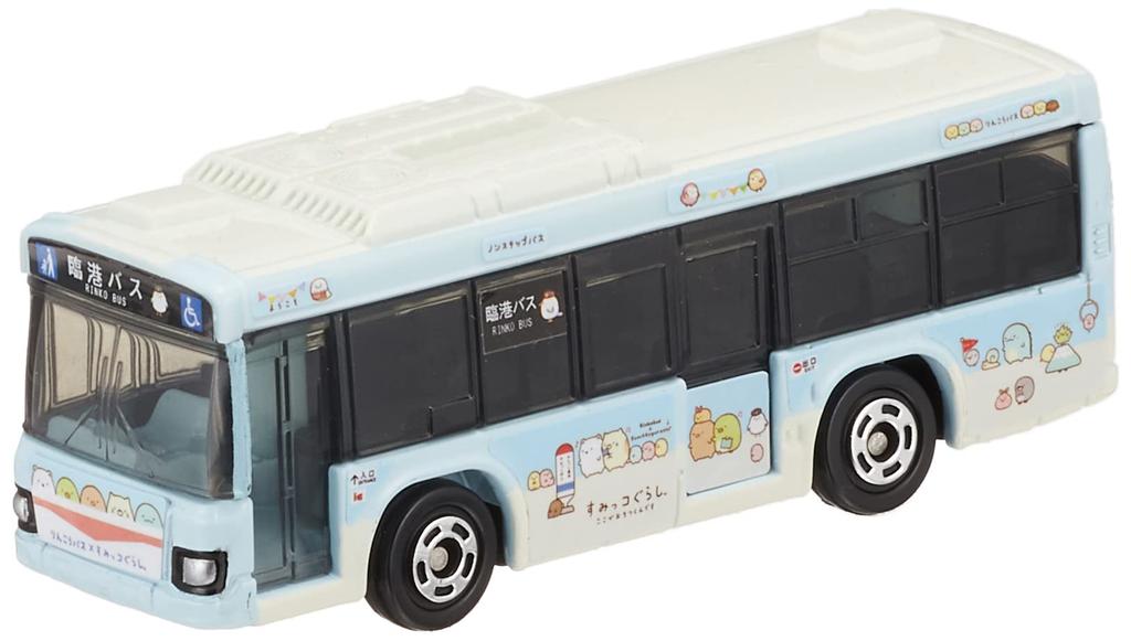 Takara Tomy Tomica 112 Isuzu Elga Sumikkogurashi x Rinko Bus Miniature Car Toy for Ages 3 and Up No. (Blister Packaging)