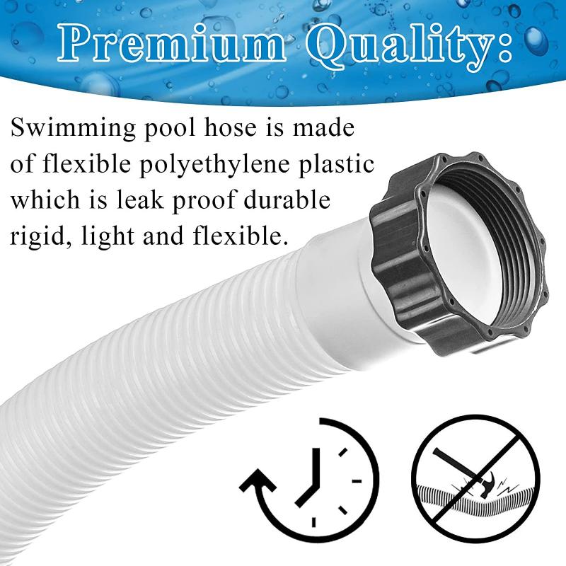 Pool Pump Hose Filter Pump Hose Pool Pump Replacement Hose For 1.5In Diameter Pool Hose For Water Circulation Lawns