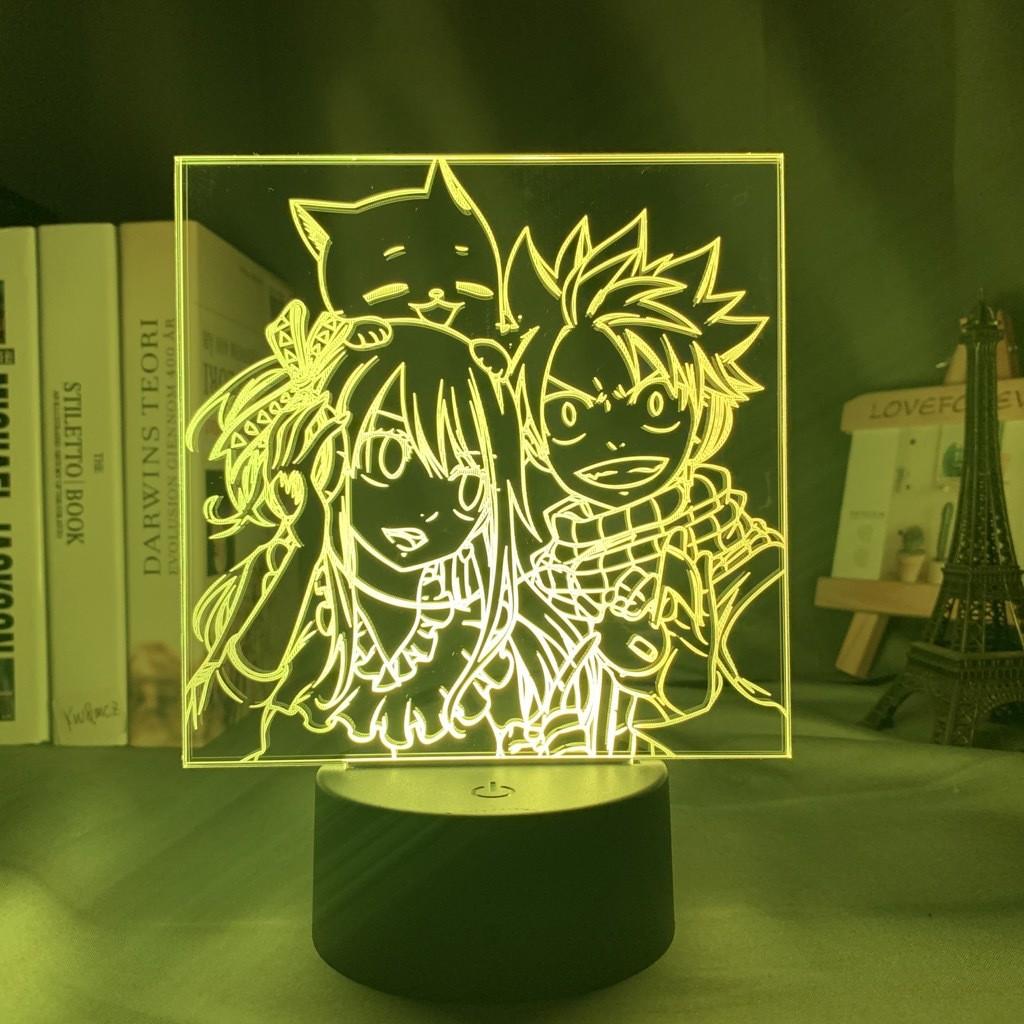 Night 3d Lights Boys Girls Fairy Tail Action Figure Fairy Lamp 16 Remote Colors