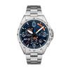 Чоловічий годинник P-51 Mustang Silver Oak Blakeslee Chronograph Синій циферблат Кварцовий AV-4077-22
