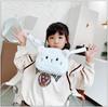 Herbst/Winter 2024 Niedliche Kätzchen Plüsch Umhängetasche für Kinder - Felliges Münzfach & Accessoire für kleine Mädchen