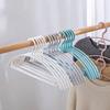 AYO Hangers, Trouser Hangers, Suit Hangers, Laundry Drying Hangers, Non-Marking Plastic Hangers, Set of 20, Blue, Wet/Dry Use, Hangers with Connecting