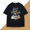 Summer Retro Fun Cotton Short-Sleeve Loose T-Shirt Dragon Pattern Children's T-Shirt