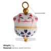 European and American sweet and cool style DIY dopamine ceramic pendant stainless steel plated 18K gold creative jewelry collection