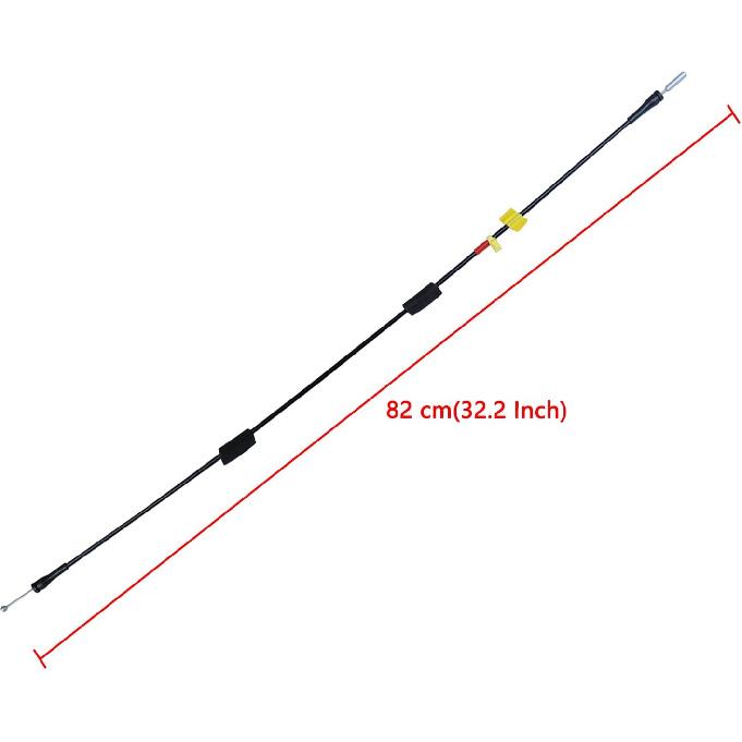 Rear Door Upper Latch Cable Left and Right Side Compatible with 1997-2003 Ford F150 2004 F150 Heritage 1997-1999 F250 Door Upper Latch Cables
