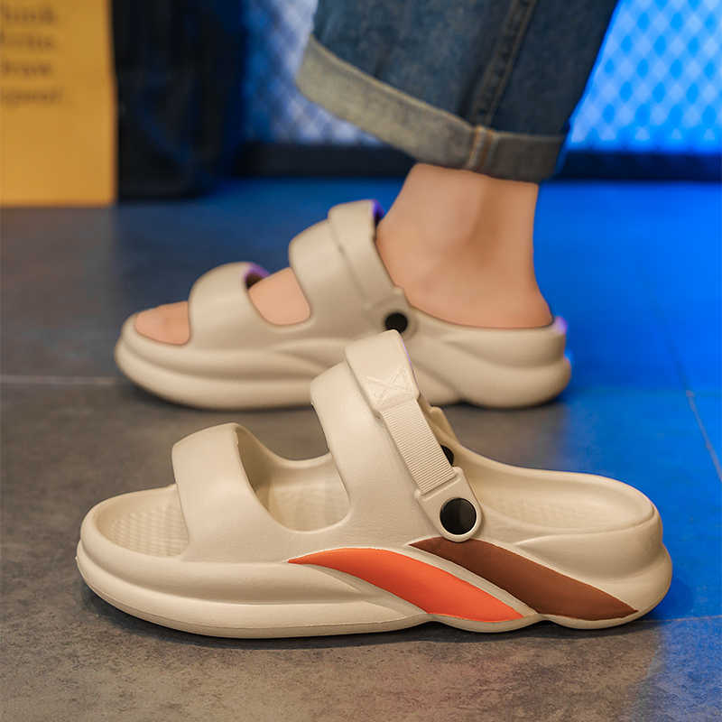 Fashion Anti-skid Without Back Brands Shoes Toe Sandals Men Rubber Flip Flops Sneakers Sport Brands Super Brand Sapatenis Tenus