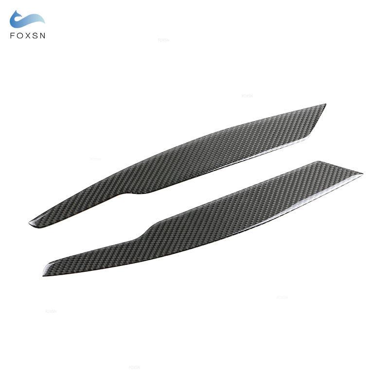 Car Styling Exterior Headlight Eyebrow Trim Eyelids Cover Eyelash Head Light Eye Lid Stickers For VW Passat B6  2005-2010