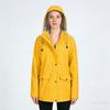 Women's Autumn and Winter Trench Coat Waterproof Women Rain Jacket Windproof Hooded Outdoor Plus Solid Raincoat