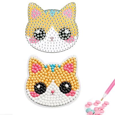 Kids DIY Diamond Painting Handmade Material Pack Cartoon Anime Stickers Decorations Educational Toys Paint by Number Gifts