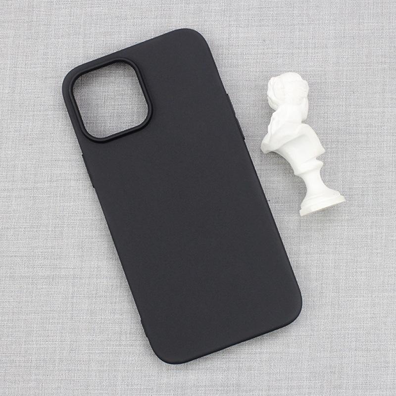 Black Silicone Frosted Case for iPhone 16 PM, Durable and Thickened Protection