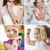 10Pcs/Set  Cartoon Cat Temporary Tattoo Stickers Cute Cat Children Waterproof Tattoo For Kids Funny Birthday Gift