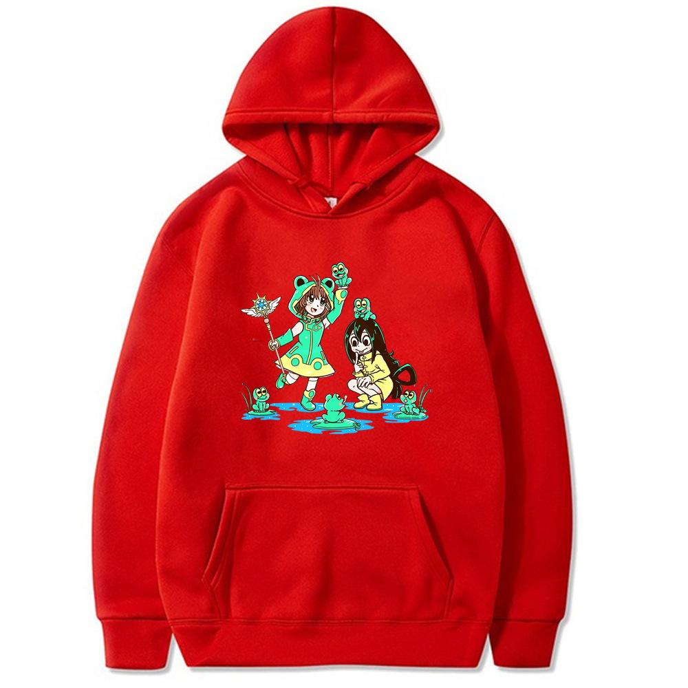 

Tsuyu Asui Froppy My Hero Academy Hoodie Men Women Sweatshirt Print Unisex Streetwear Style Autumn Winter Tops Clothes 3XL