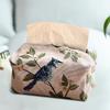 European retro style tissue box, fabric paper box, living room jacquard paper bag, household desktop paper bag
