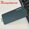 Back Cover Cases Battery Cover Housing For Samsung Galaxy S22 5G SM-S901B S22+ 5G S22 Plus SM-S906B Back Rear Glass Case