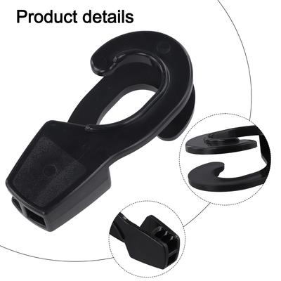 Boat Rail Fender Hanger Hook 32mm ABS Plastic Quick Adjustable Mudguard Hook for Marine Rope Fastening and Docking Support