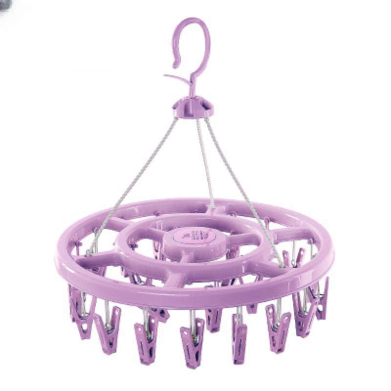 Laundry Hanger Foldable Laundry Clothespin Drying Rack Foes