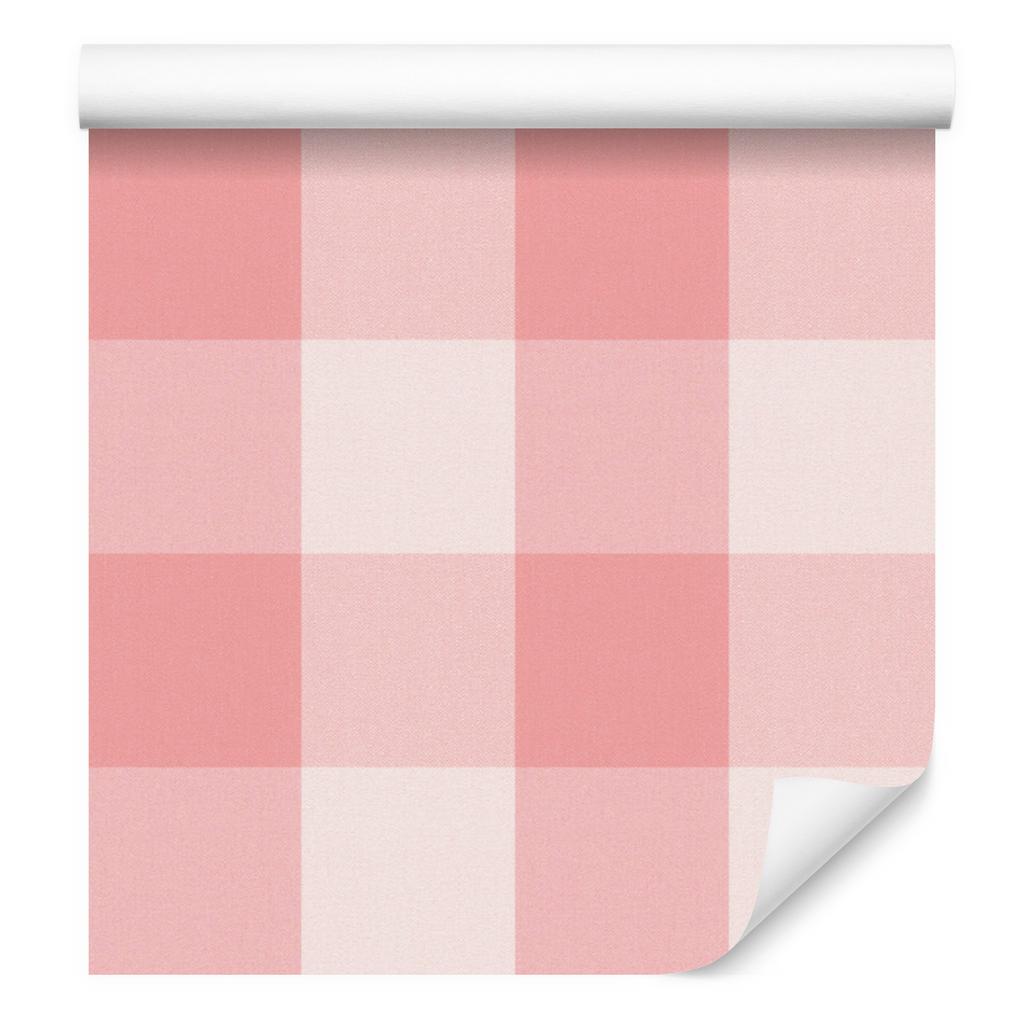 Minimalist Pastel Checkered Wallpaper for Living Room and Bedroom 50x1000