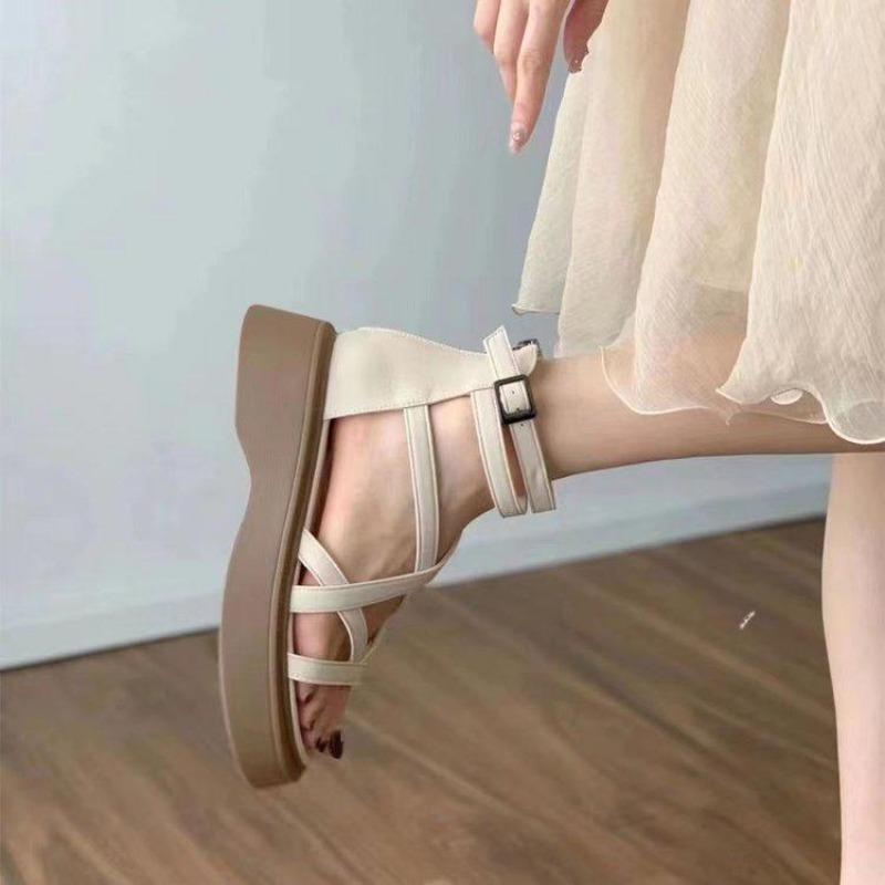 Vintage Fashion High Top Roman Ladies Sandals