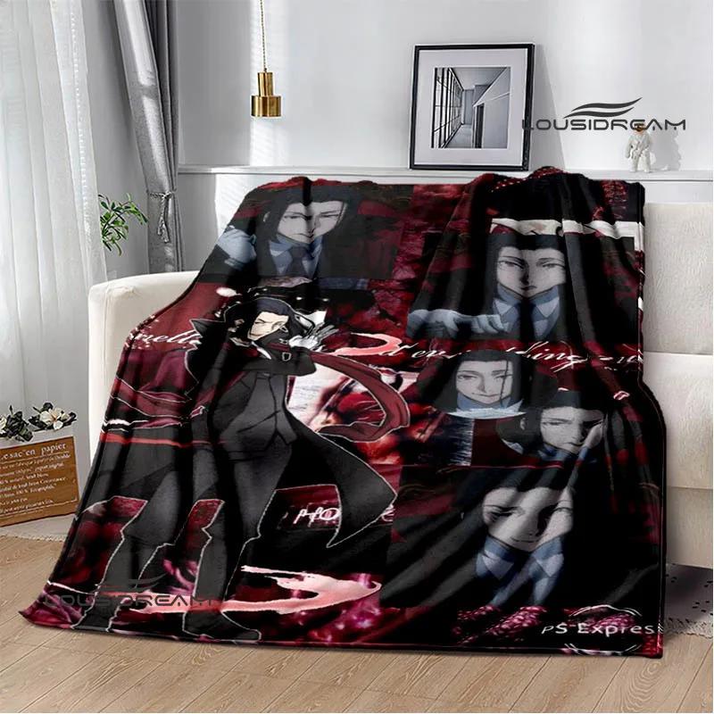 Cartoon bungou stray dogs printed blankets Picnic blanket Warm Flannel blankets Home bed linings blankets for beds Birthday Gift