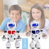 Interactive Musical Dancing Robot Drum Toy For Kids With Colorful Lights And Sounds