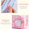 Dopamine Style Pencil Storage Bags Checkered Pencil Pouch New Stationery Bag  School Use