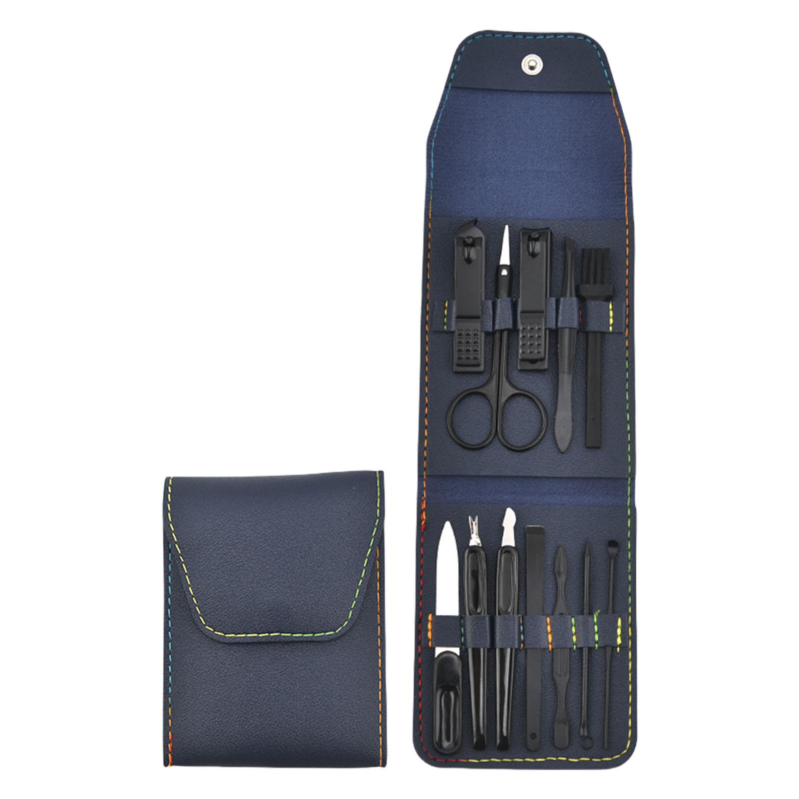 

12 Pieces Luxury Stainless Steel Nail Care Kit For Men And Women With PU Travel Pouch Manicure Pedicure Accessories 7