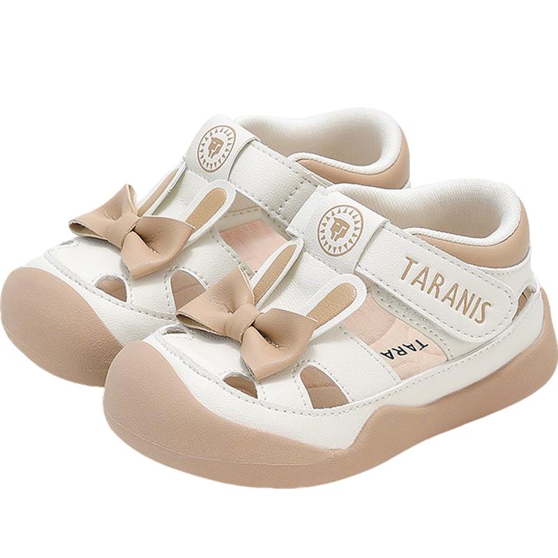 Taranis Girls Closed-Toe Bow Sandals 24