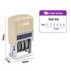 Automatic Re-inking Teacher QC Date Stamp with Adjustable Year, Month, Day