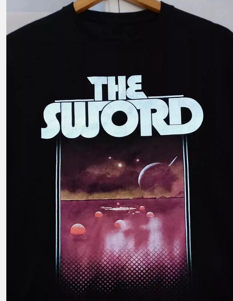 

THE SWORD Band Black Heavy Cotton All Size To 4XL Shirt Unisex BT424 Unisex T-Shirt L