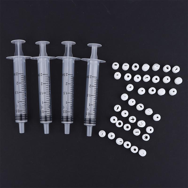 19/21Pcs Set Mini Nozzle For Pottery Clay Dessert Food Toy Milk Cream Clay Diy Miniature Cake Dessert Piping Tip Clay Ceramic