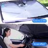 Portable Car Sunshade Inside Front Windshield UV Sun Protector Insulation Sun Block UV Protectant Dash Cover