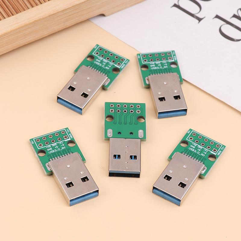 5Pcs Usb Adapter Board Typec16P To 2.54 Pin Terminal Upgrade Version With Holes For Fixation