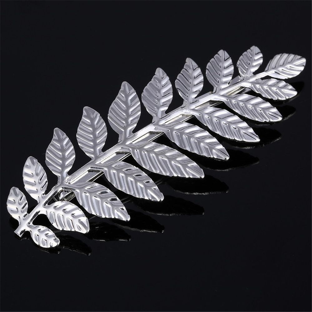Gift Silver Bobby Pin Headwear Hair Combs Hair Clip Girl Barrettes Leaf Hairpin