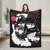 Toji Fushiguro JJK Anime Blankets Flannel Winter Breathable Ultra-Soft Throw Blankets for Bedding Outdoor Bedding Throws