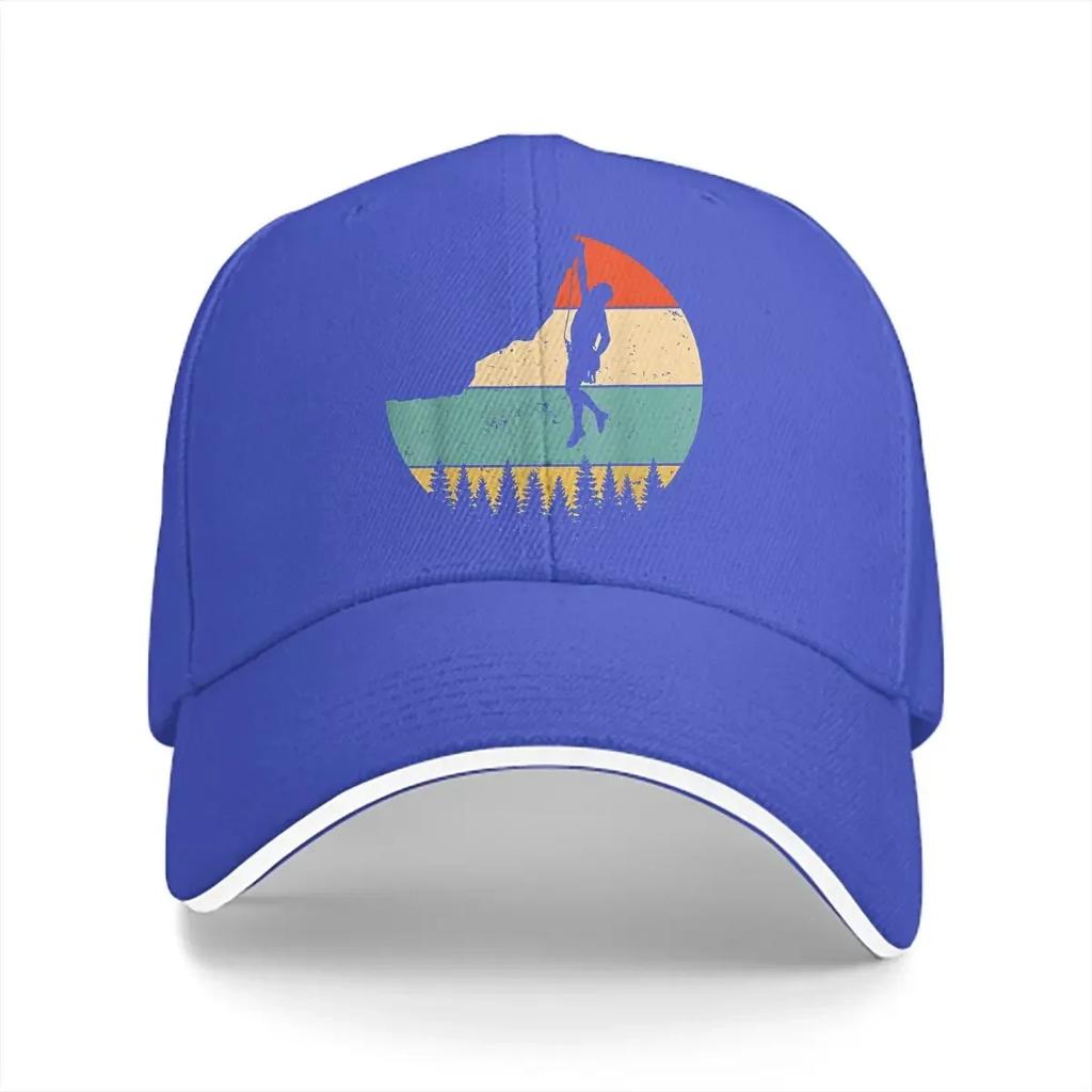 Lezecká retro západ slunce kšiltovka Unisex klobouky Dámské ochrana proti slunci Snapback Lezecké kšiltovky