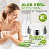 Aloe Vera ansikts- og kroppskrem - fukter huden dypt, forbedrer hudbarrieren, forfriskende og ikke-fettete for sensitiv hud