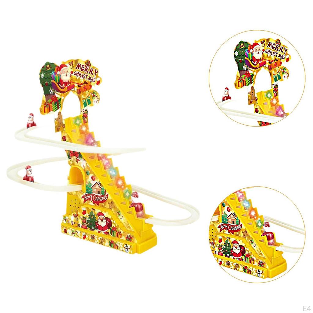 Weihnachtsmann Kletterbahn Leiter Früherziehung Indoor Lustiges Spielset Interaktives Spielzeug für Kinder