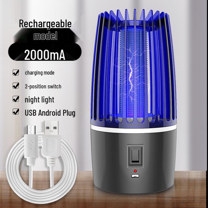 USB Rechargeable Outdoor and Indoor Electric Mosquito Killer Lamp and Repellent Trap