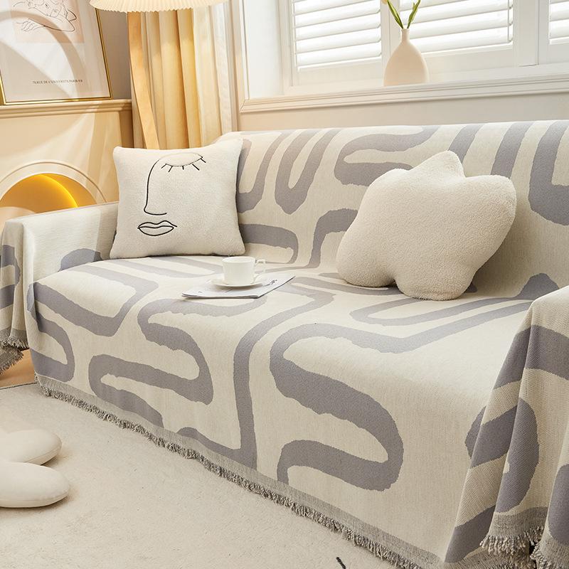 

Simple Ins Four Seasons Универсальный всеобъемлющий чехол для дивана Нескользящий антицарапающий диванная подушка Легкий роскошный высококачественный чехол для дивана Полотенце 180*130cm