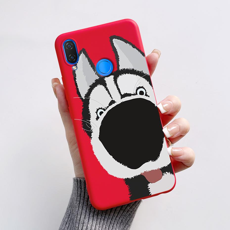 For Huawei Nova 3i Case INE-LX1 INE-LX2 Pandas Cover Soft Silicone Phone Case For Huawei P Smart Plus 2018 Nova3i Fundas Bumper
