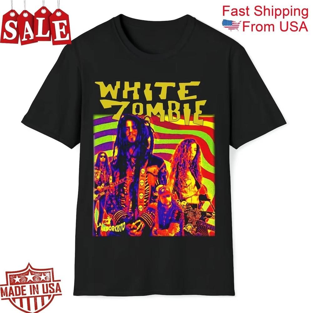 White Zombie La sexorcisto Album Gift For Fans Unisex All Size Shirt 1RT1813 Unisex T-Shirt S
