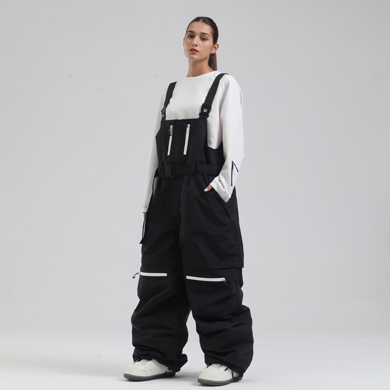 Pánské a dámské profesionální volné větruodolné lyžařské kalhoty