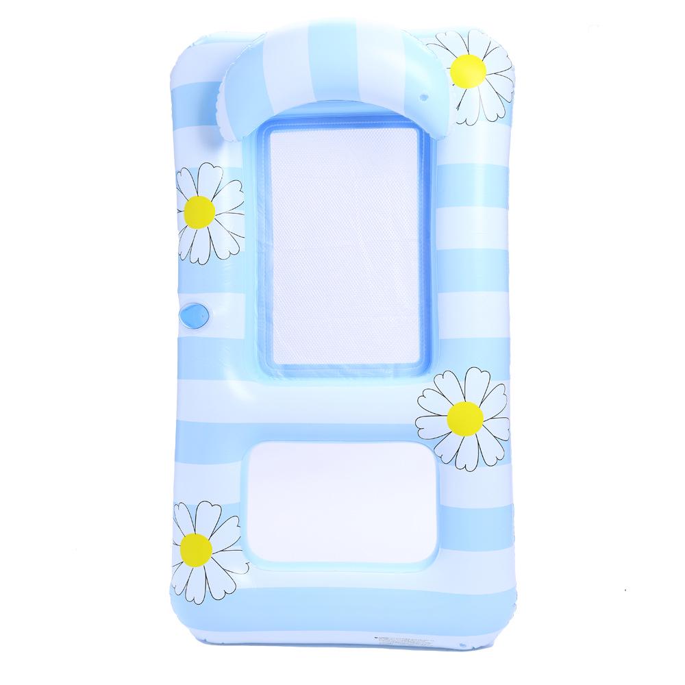 New Style Daisy Stripe Inflatable Pool Float Lounger