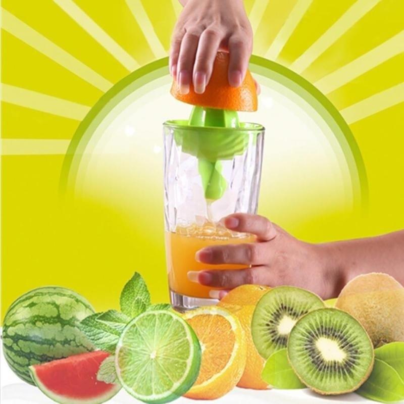 1PC Plastic Hand Manual Squeezer Orange Lemon Juice Press Squeezer Citrus Juicer