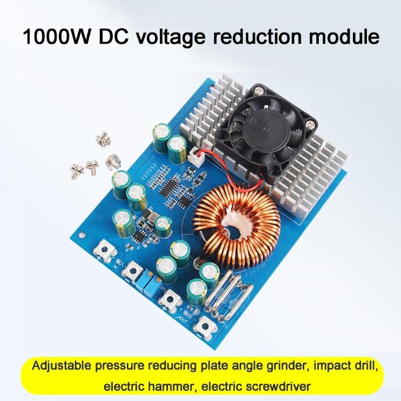 1000W 50A zu Konverterplatine Breit 25V 90V Eingang Einstellbar 2,5V 50V Ausgang Stabil Niedrig Einfache Installationen für DIY-Projekt